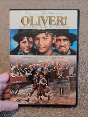 💜‎ 5/$20 Oliver! 30th Anniversary DVD - Cream & Blue Cover